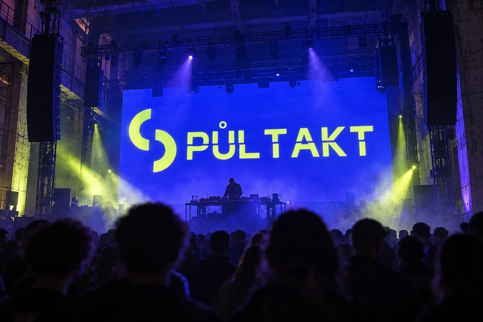 Modelová scénická identita festivalu PŮLTAKT